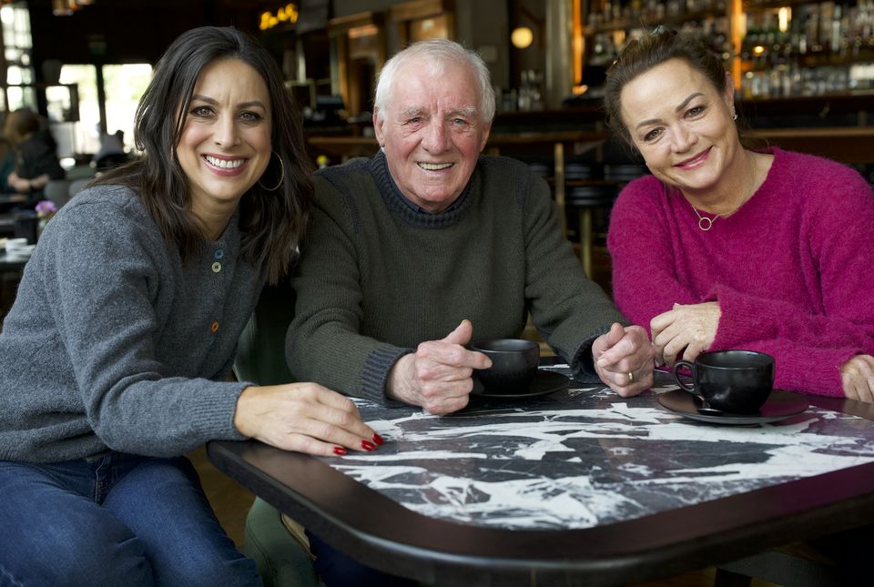 Lucy and Nicola catch up with Eamon Dunphy